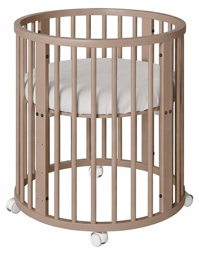 Wachsendes Kinderbett 3in1 oval + Matratze New Baby Produktbild 