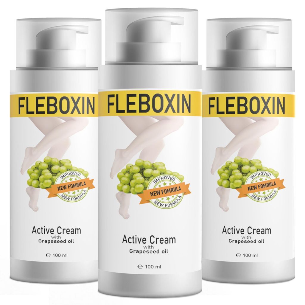 Fleboxin Creme – 300 ml (3x100ml), 3er Pack Produktbild 