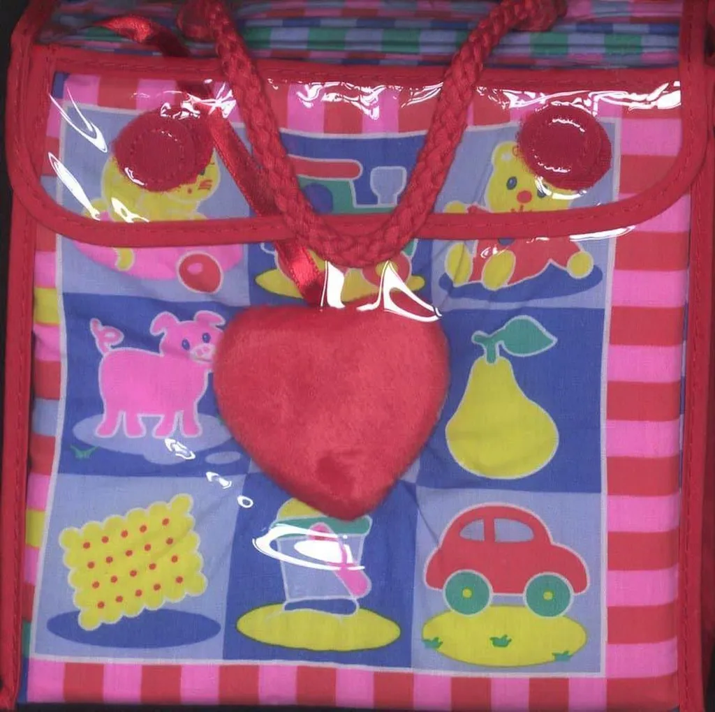 Livre en tissu éducatif Bongers Toy Baby pour l'éveil sensoriel du bébé