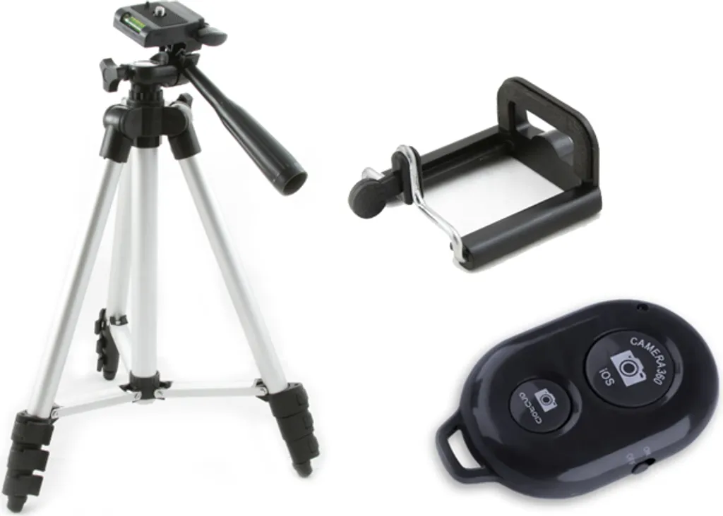 Treppiede 100 cm + supporto per telefono PILOT Set 3 in 1