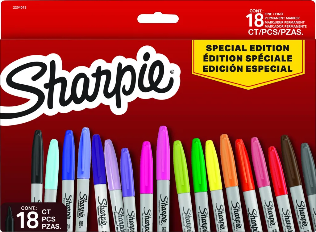 Sharpie Pennarelli indelebili Special Edition Fine 18 pezzi