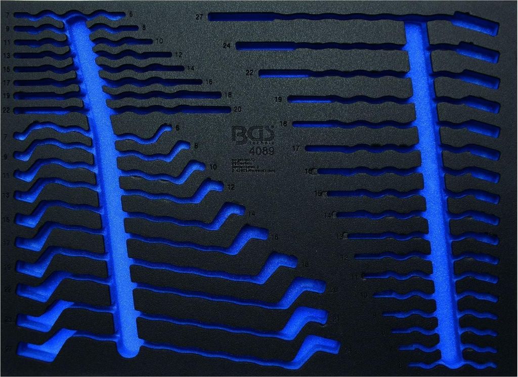 BGS 4089-1 Werkstattwageneinlage 3/3, leer, für Ar t. 4089
