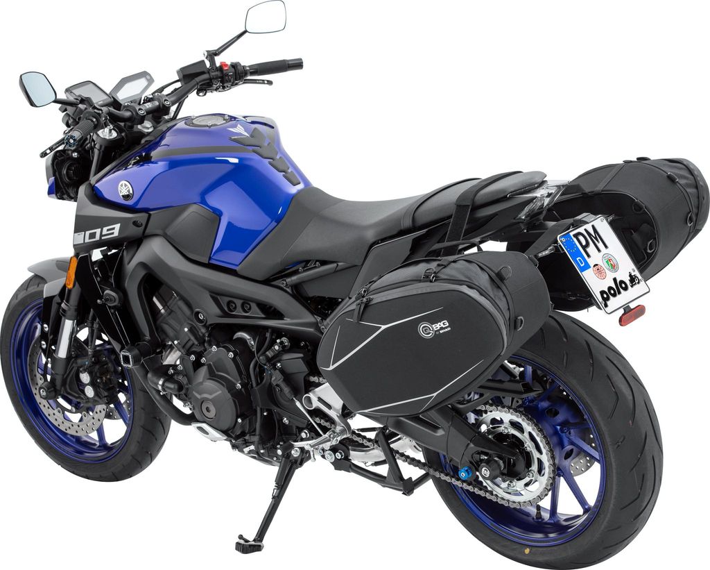 QBag Satteltaschenpaar 05 40-52L Schwarz für Universelle Motorräder