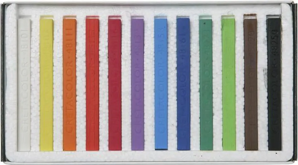 Pastelli Duri Cretacolor Set Scuola: Gessetti per Disegno Artistico