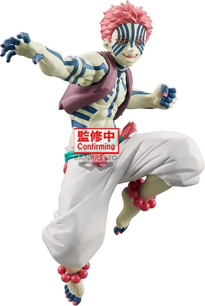 Figurine Akaza Multicolore 13 cm - Bandai Kimetsu No Yaiba Limitée
