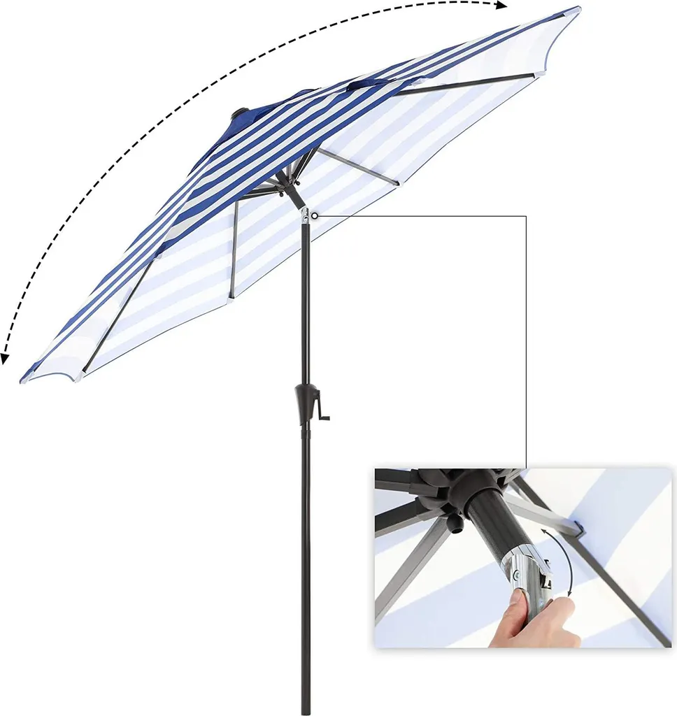 Parasol Ø 290 cm : la solution contre la chaleur et les UV sur votre terrasse