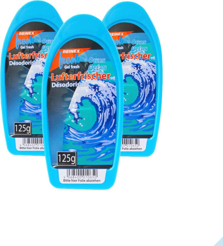 Lufterfrischer Gel, Ocean, 3 Stück Produktbild 