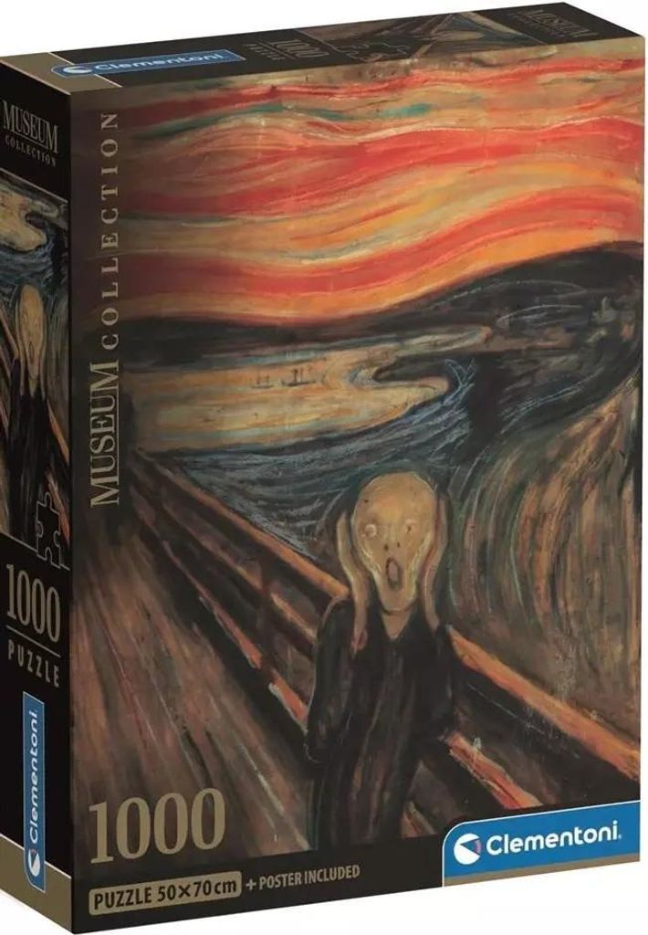 Clementoni Museum Collection Munch The Scream, 1000 kusov, Obrázok produktu 