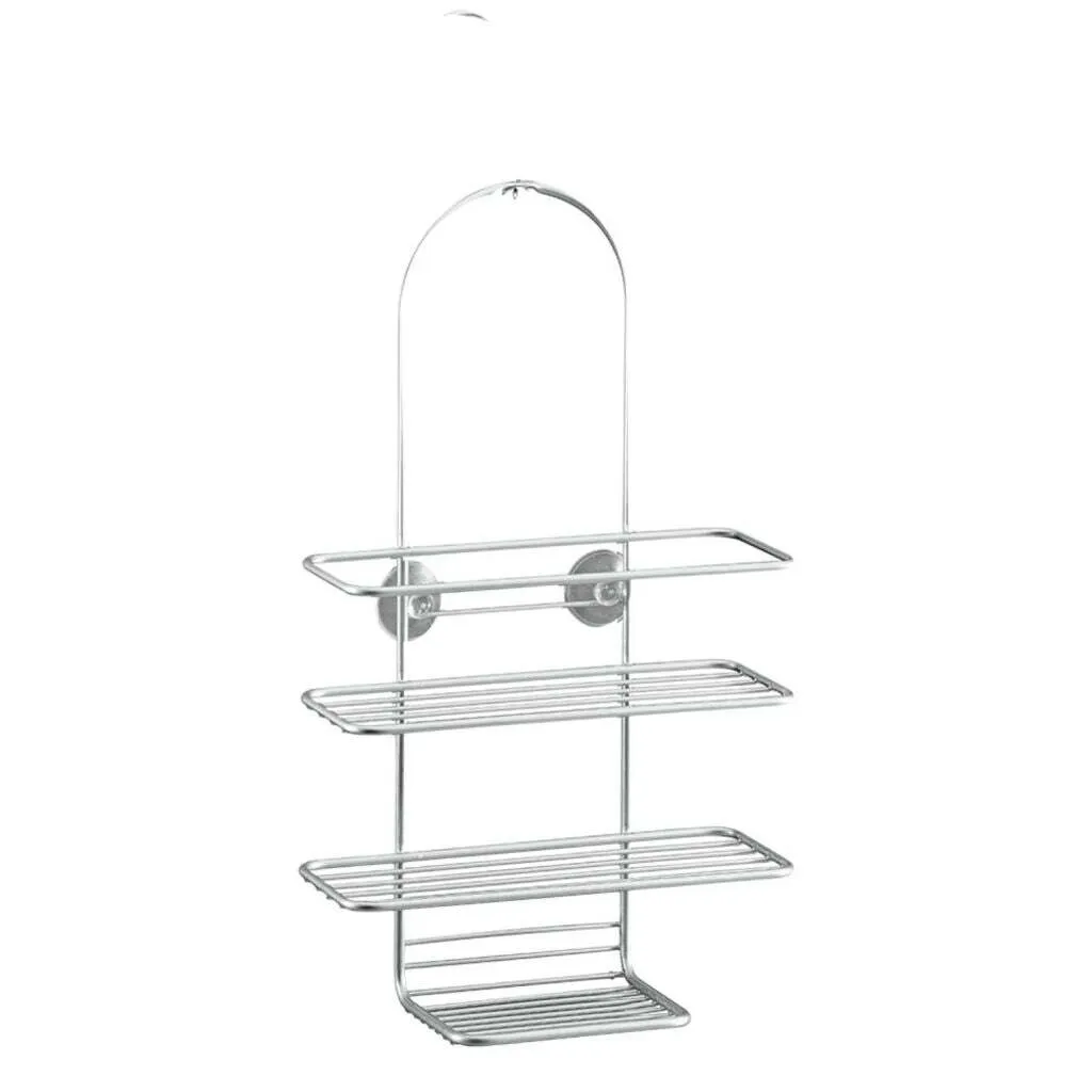 Metaltex Reflex Doucherek 3 Niveaux Argenté - Étagère de Douche Stable