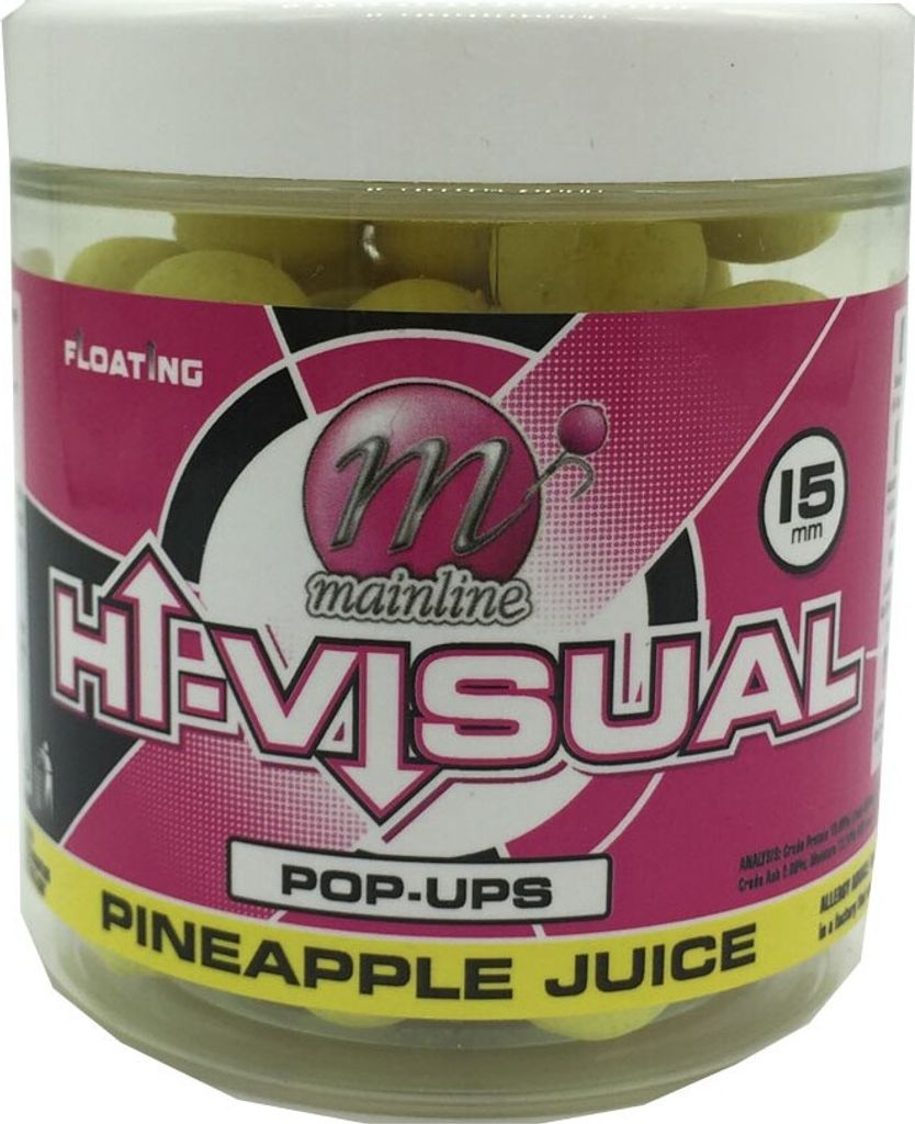 Mainline Baits Hi-Visual Pop Ups, Modell:Yellow Pineapple Produktbild 