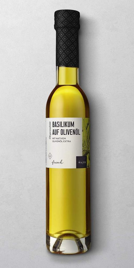 Wajos - Basilikum auf Olivenöl 250ml Produktbild 