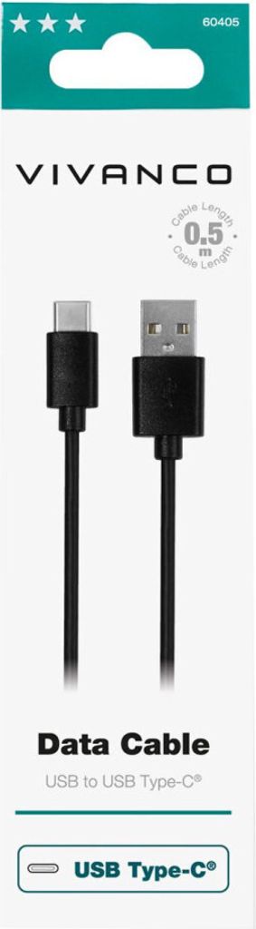 Charging Cable, USB Type-C Daten- und Ladekabel, 0,5m (60405)