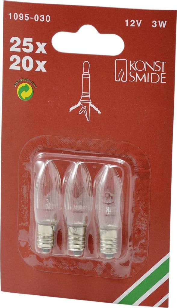 Konstsmide Apex Bulb to 2002, 20-25 Light, Transparent, Produktbild 