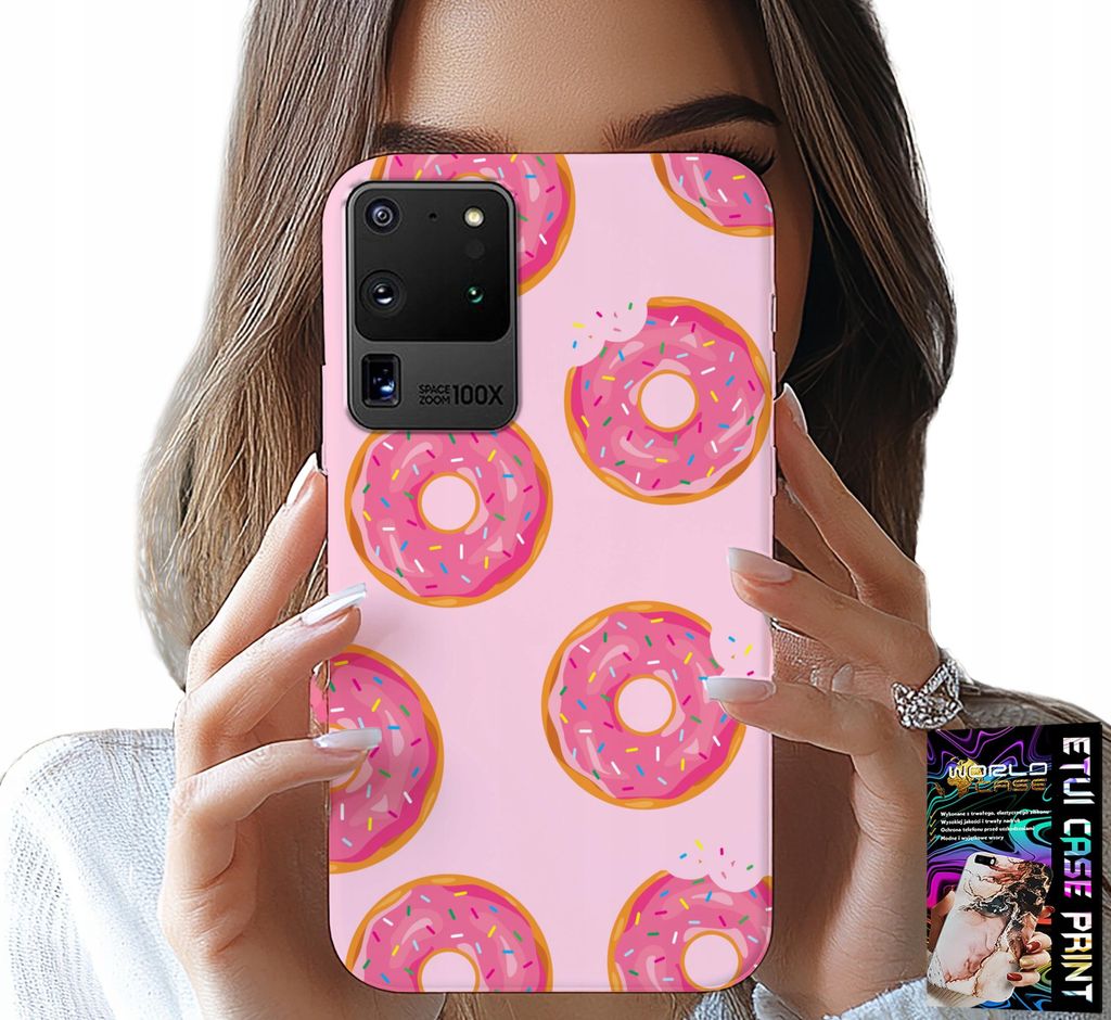 ETUI FOR SAMSUNG GALAXY S20 Ultra - DESIGN WITH DONUTS DONATES Candy Glaze