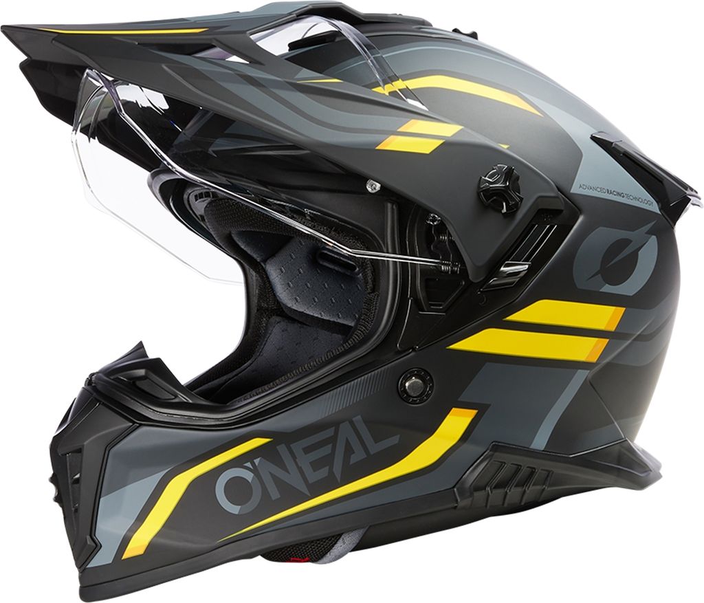 O'NEAL A-SRS Helmet SPIKE black/gray/yellow XS (53/54 cm)