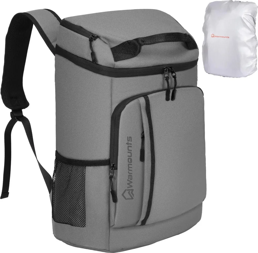 Borsa Termica in Pelle di Grande Capacità, Borsa per la Spesa, Porta Vino Isolato con Tracolla Regolabile