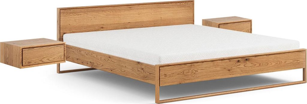 Schlafzimmer-Set Adria 3-teilig Massivholz geölt Ausführung wählbar