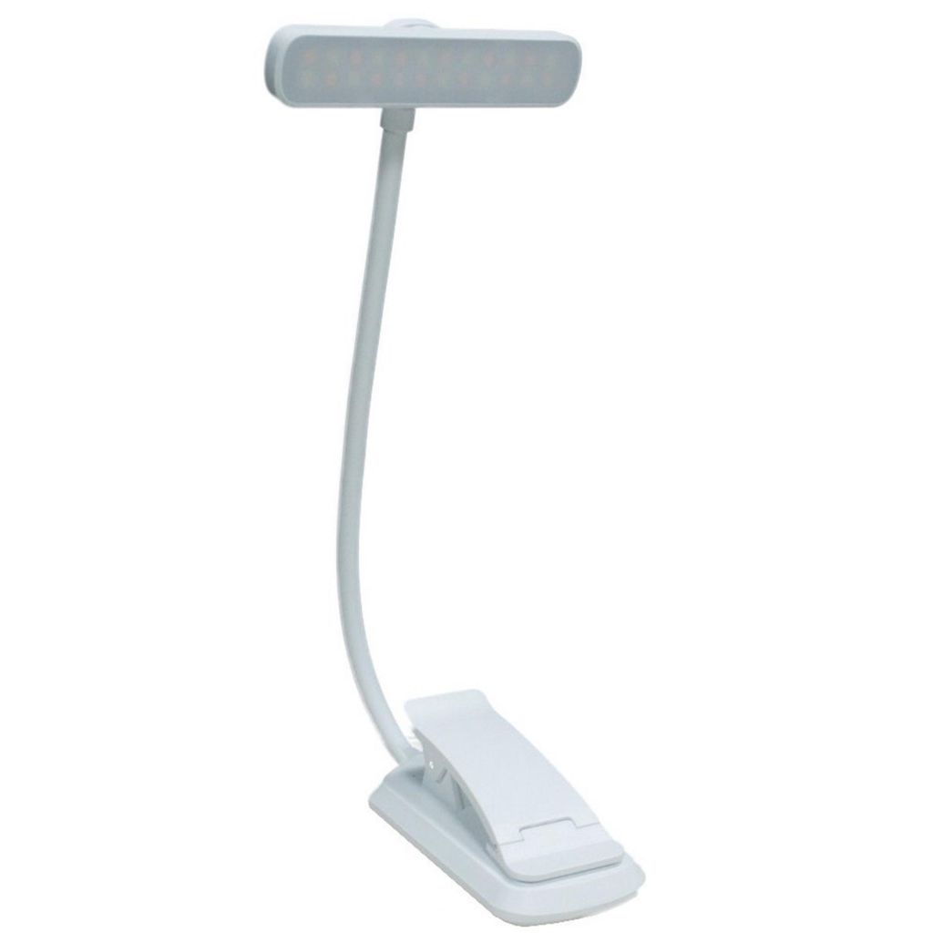 USB-LED-Leselampe mit Klemme – 315° flexibel verstellbar, Produktbild 