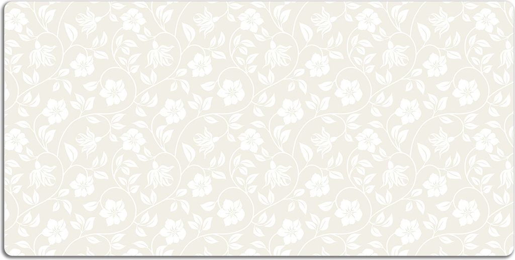 Schreibtischmatte Tischunterlage 100x50 cm Mauspad - Blumentapete.