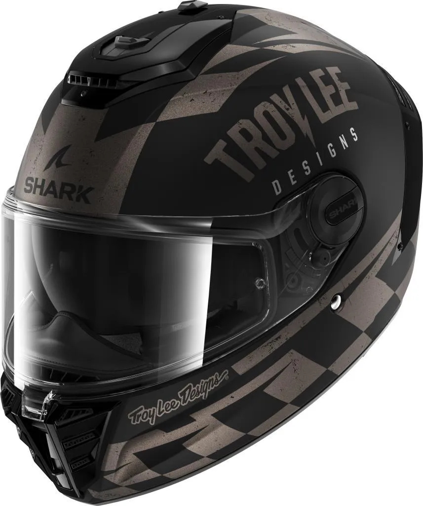 Casque intégral SHARK Spartan RS Raceshop Matt Gris Noir Taille XL - Moto