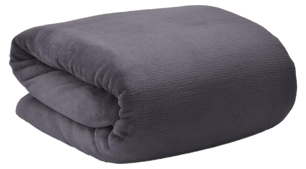 Beautissu Aurelia Coperta morbida antracite, 150x200 cm Immagine del prodotto 