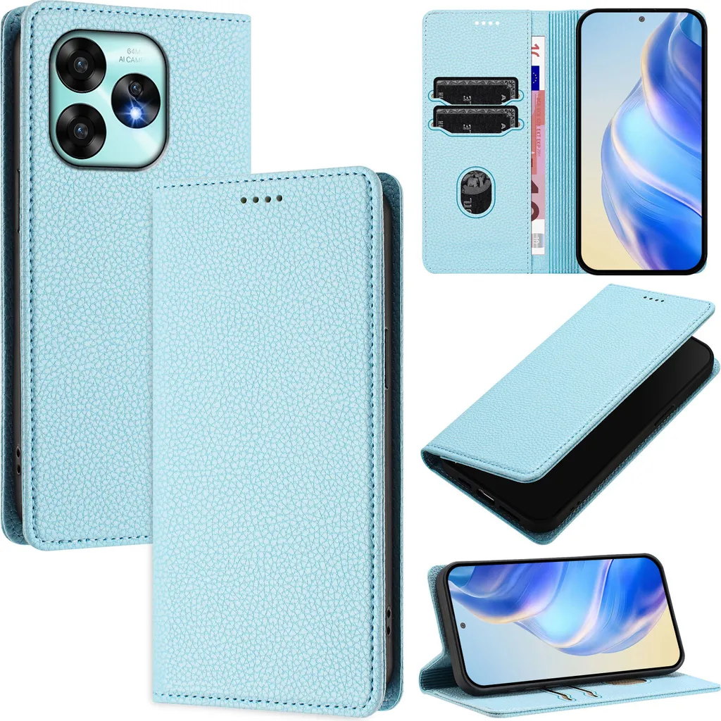 Case UMIDIGI A15/A15C/A15T Skin Litschi | Slot Card & Video Stand