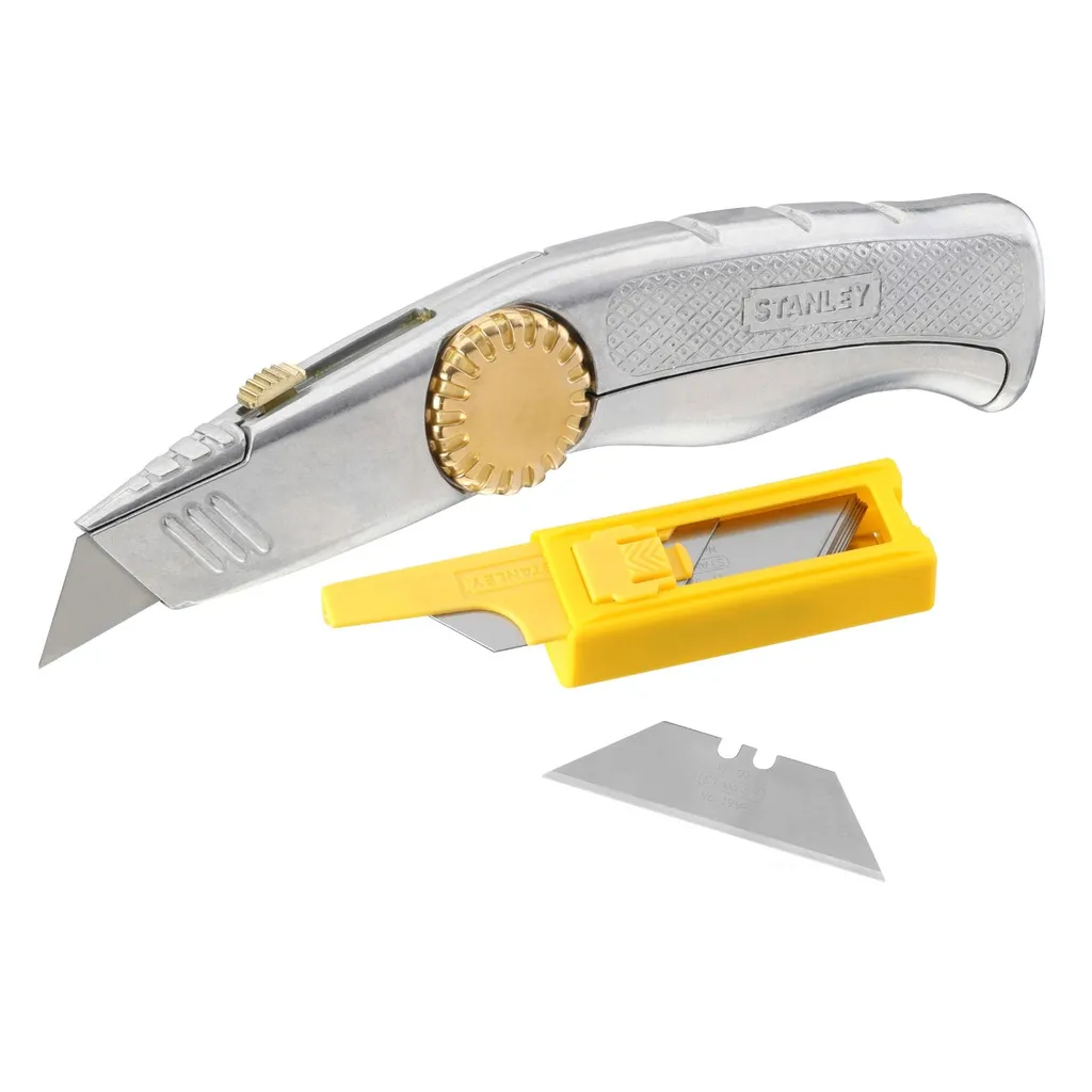 Stanley 0-10-819 FatMax Pro | Coltello Retrattile Alluminio Alta Resistenza