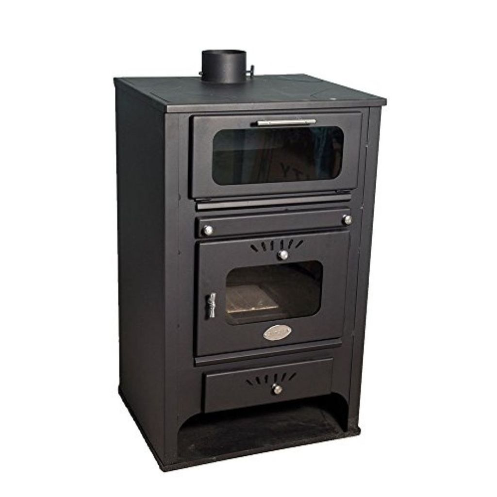 Kaminofen Holzofen Wasserführend Zvezda GF VR 16 Backofen Produktbild 2