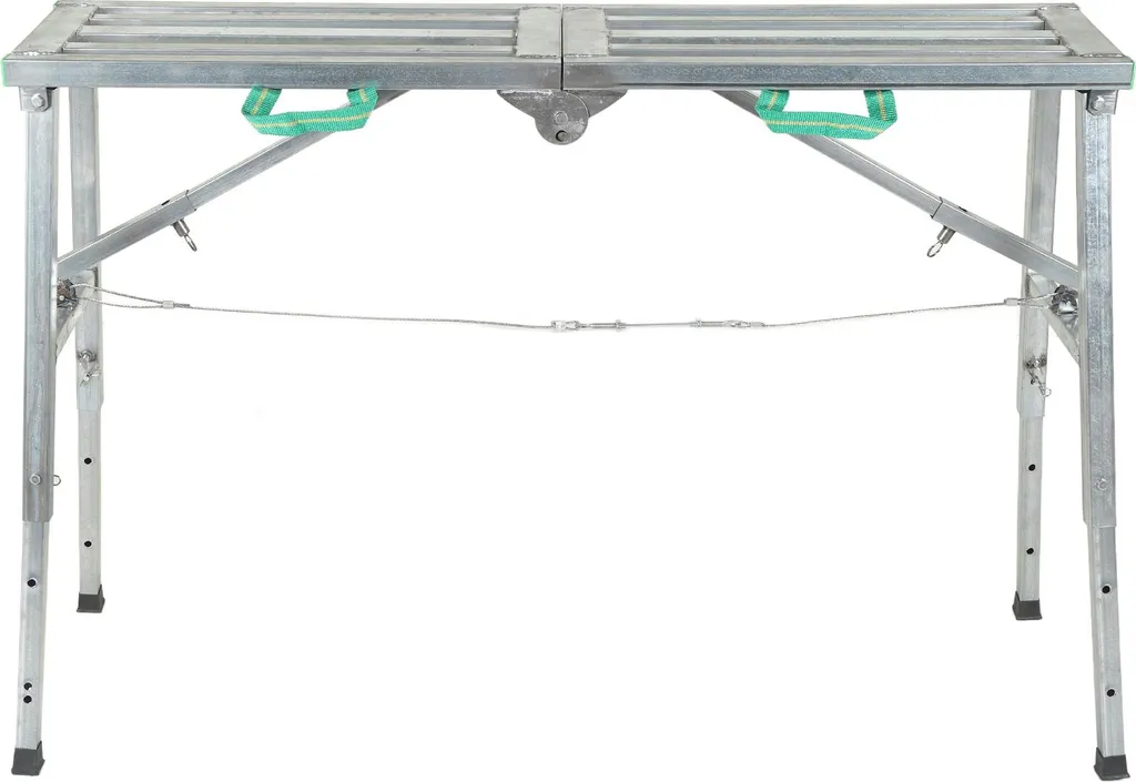 Plateforme de travail stable 60-90 cm contre le mal de dos en alu