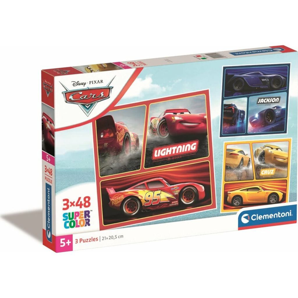 Clementoni Supercolor Disney Firebuds Puzzle 3 x 48 Teile - Puzzle fr Kinder ab 5 Jahren - buntes Kinderpuzzle mit besonderer Leuchtkraft & Farbint...