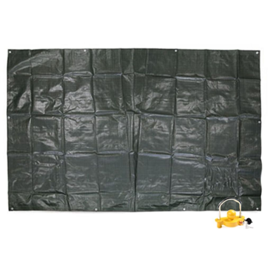 RIDEX Anhängerschloss Anhänger-Schloss 100208A0005 300cm 200cm PE (Polyethylen)