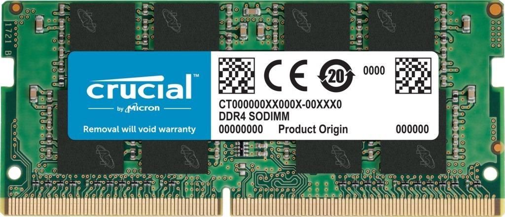 Crucial CT16G4SFS832A, 16 GB, 1 x 16 GB, DDR4, 3200 MHz, Produktbild 