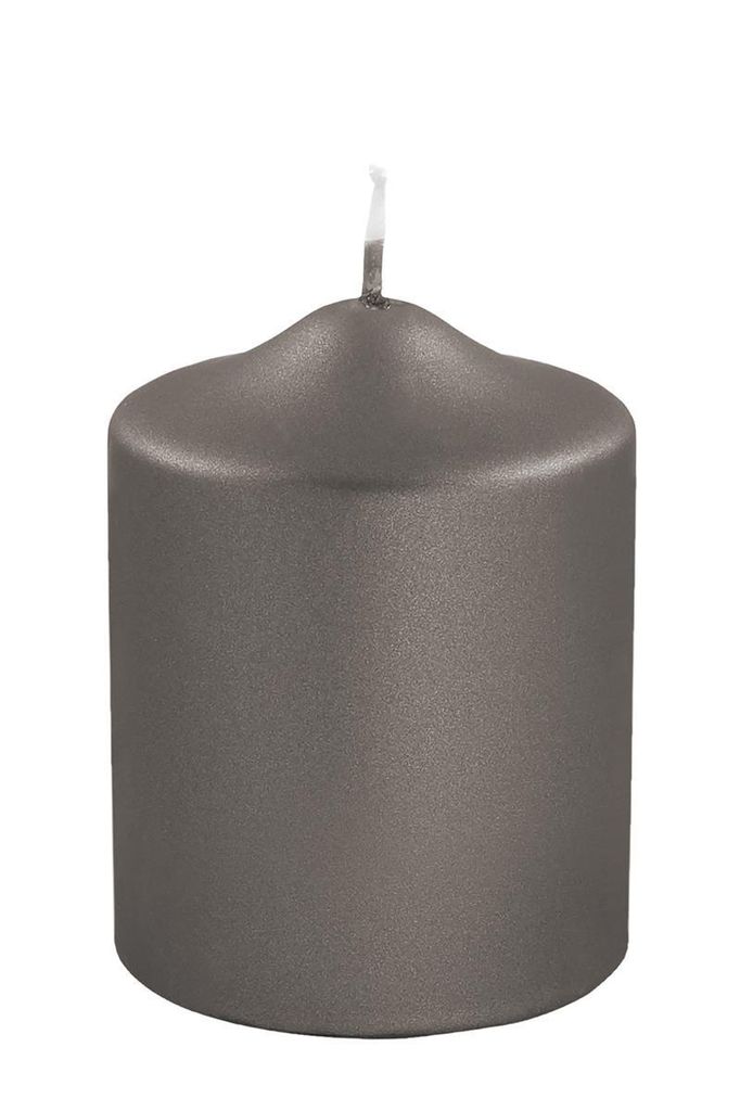Fink CANDLE, metallic Stumpenkerze, Paraffin, mocca, L. 8 cm, B. 8 cm, H. 10 cm, D. 8 cm Höhe: 10.00 cm Breite: 8.00 cm Tiefe: 8.00cm Durchmesser:...