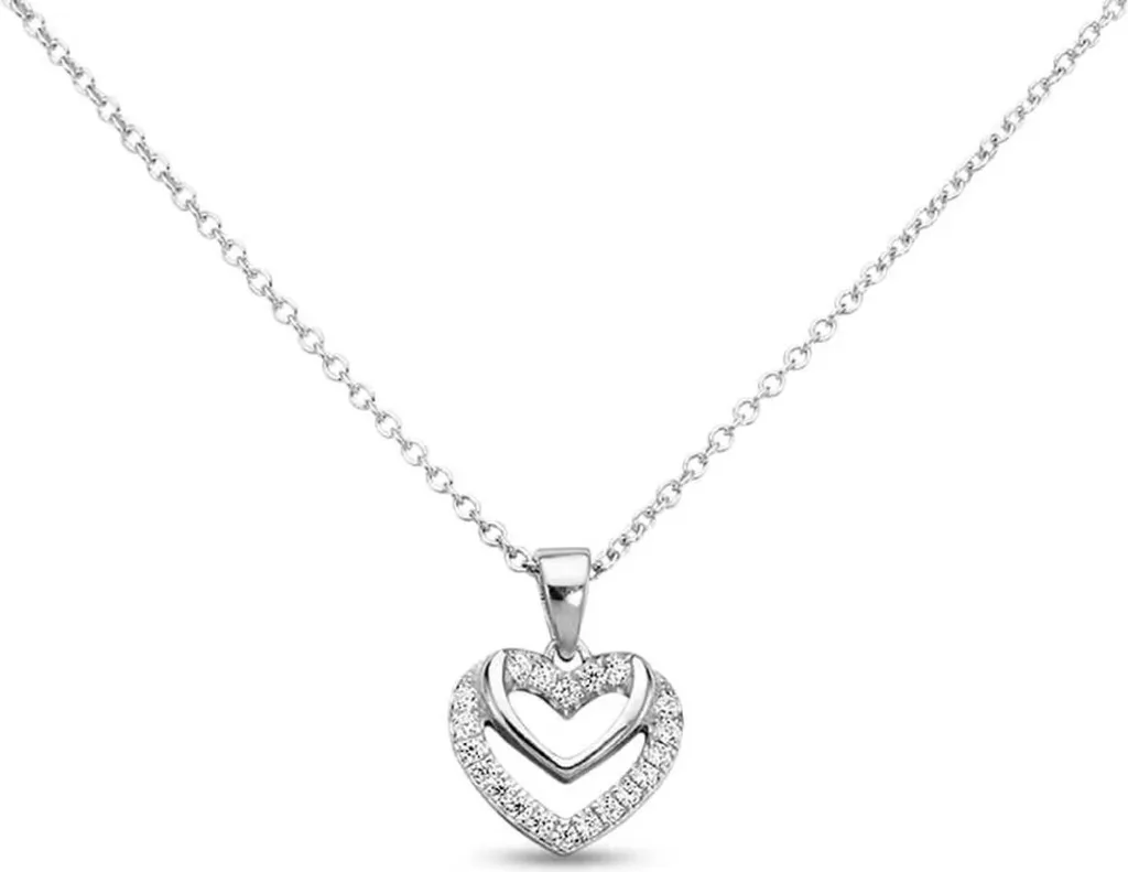 Stroili 1669889 Ciondolo Cuore Argento - Regalo Anniversario Donna