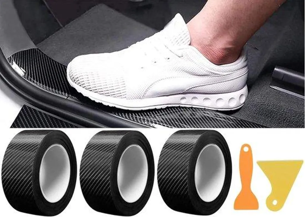 Protection carrosserie en vinyle carbone 5D autocollant pour voiture