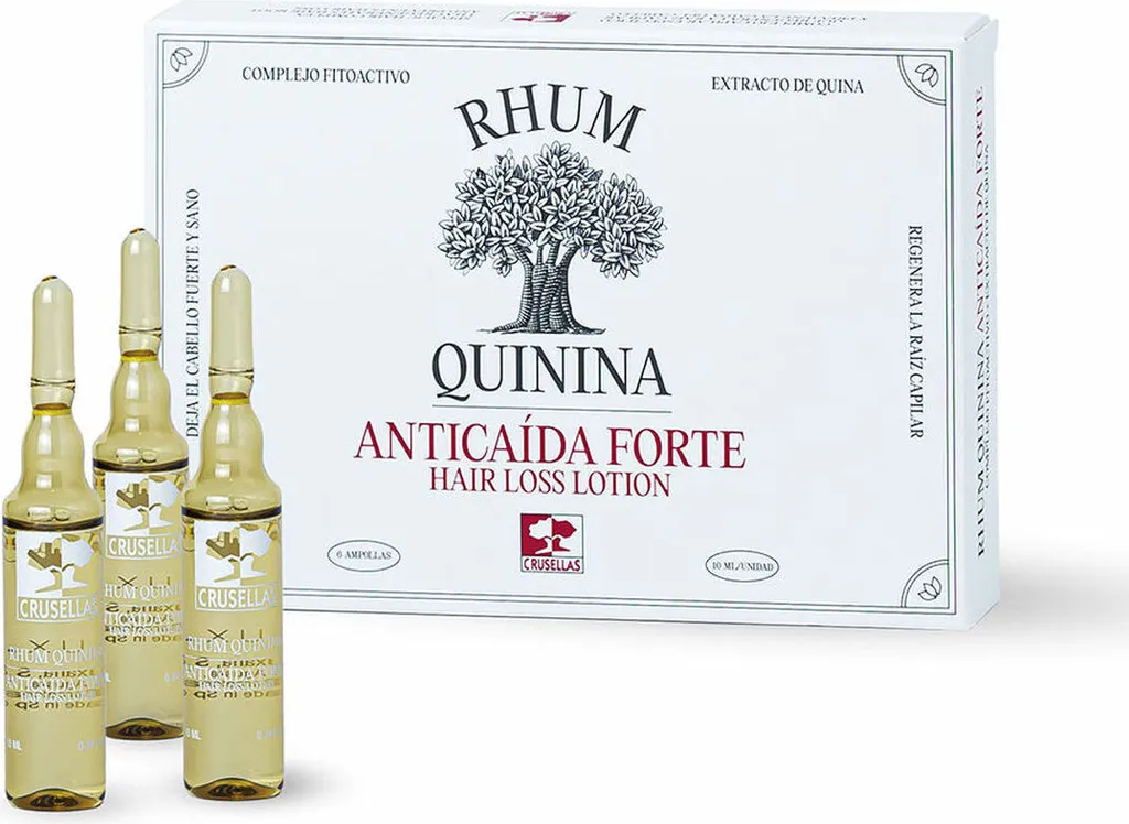 Traitement pour la Repousse des Cheveux Rhum Quinine Forte 6 x 10ml Bio