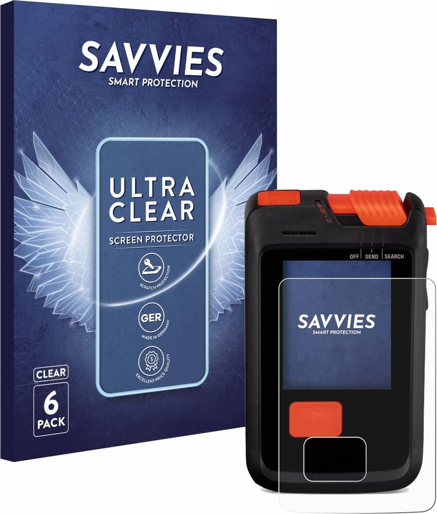 6x Für Mammut Barryvox S2 Schutzfolie Savvies Displayschutz Display Schutz Folie Klar Transparent