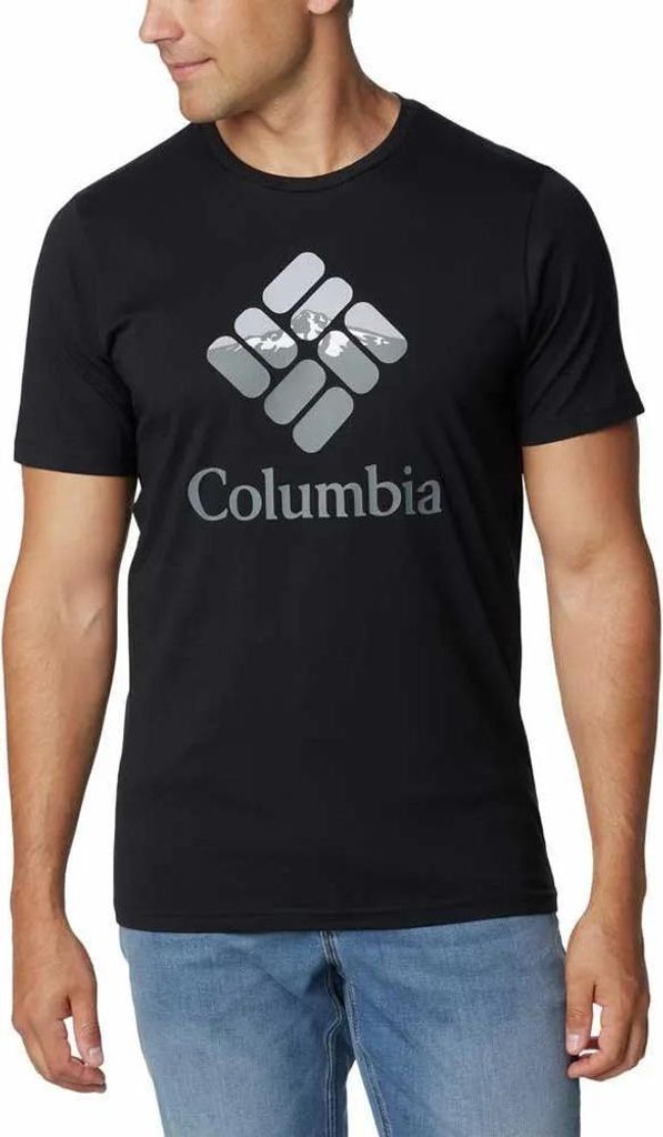 Columbia Rapid Ridge Graphic Kurzarm-t-shirt Schwarz XS Herren Schwarz XS