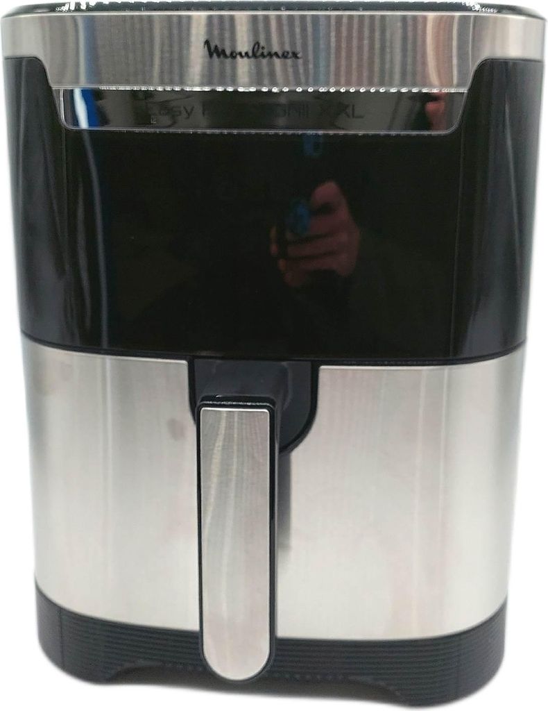 Moulinex Easy Fry & Grill XXL, Heißluftfritteuse, 6,5 l, 1,5 kg, Einzelbild, Schwarz, Edelstahl, Berührung