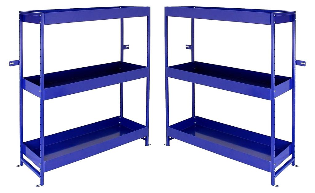 Fahrzeugeinrichtung Auto-Regal Sortiersystem Regalsystem Werkzeugregal Transporter 116,5cm x 115cm x 34,8cm