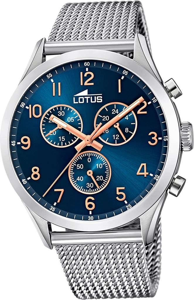 Lotus Edelstahl Herren Uhr Armbanduhr silber Luxus Minimalist D2UL18637/3