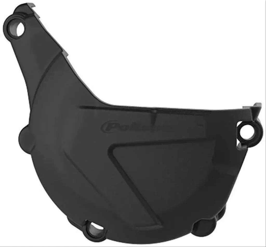 Protège carter embrayage Polisport noir pour sortie enduro KTM Husqvarna