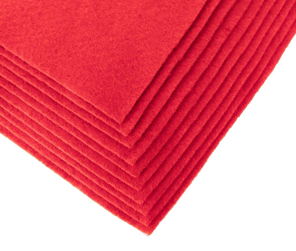 Bastelfilz Bögen 10er-Pack flex Filz A4, Stärke 1,5-2mm, Produktbild 