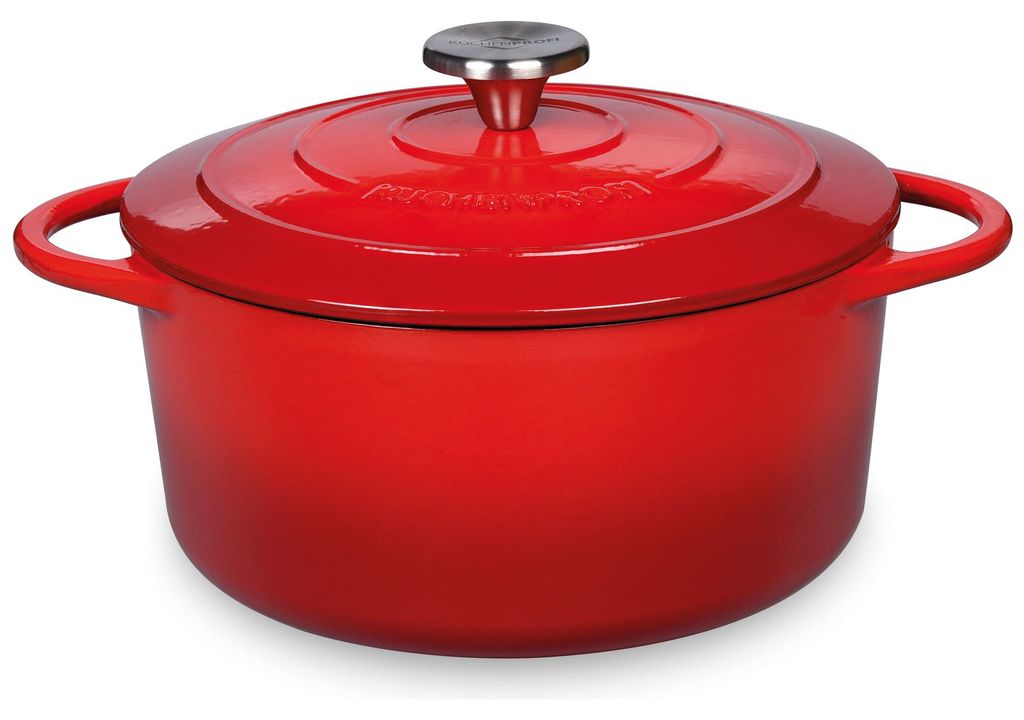 KÜCHENPROFI Bratentopf Provence rund 24cm classic red Produktbild 