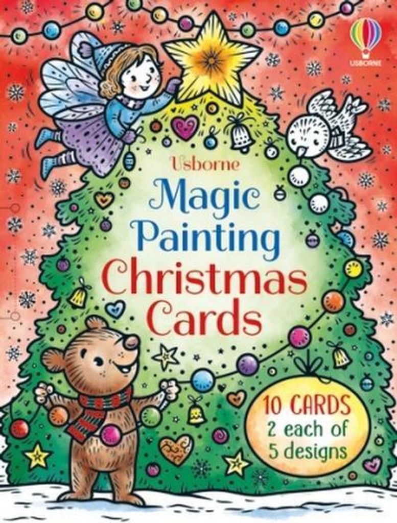 Usborne Publishing Magic Painting Christmas Cards, 10 Obrázok produktu 