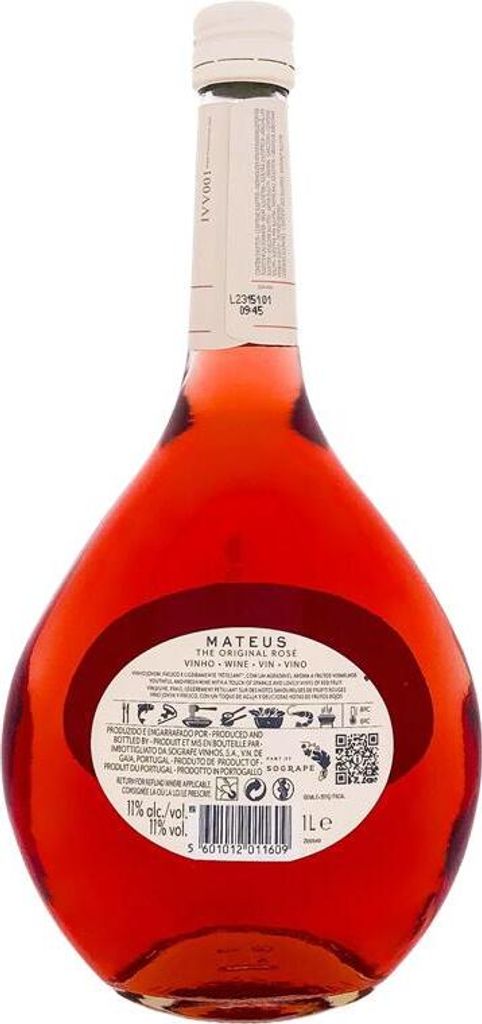 Mateus Rose 1000ml 13% Vol. Produktbild 3