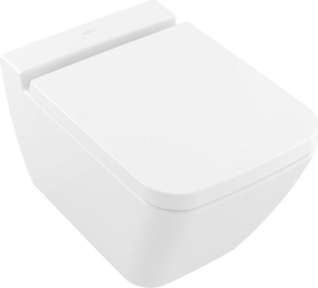 Villeroy & Boch Finion Tiefspül- WC, mit Wassersparsystem, spülrandlos, 375x560mm, 4664R0RW