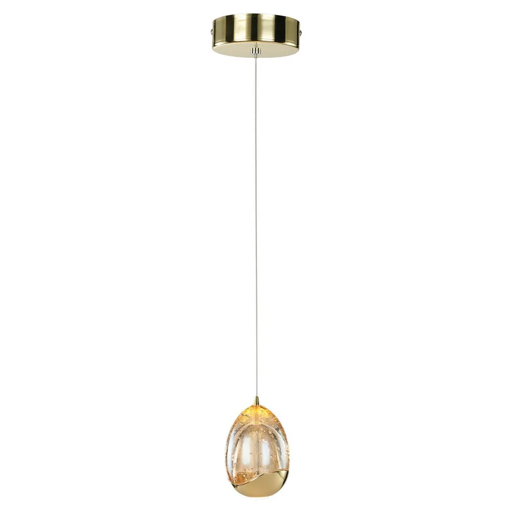 Italux Huelto PND-22112132-1A-CHPN Lampada Sospensione LED Oro