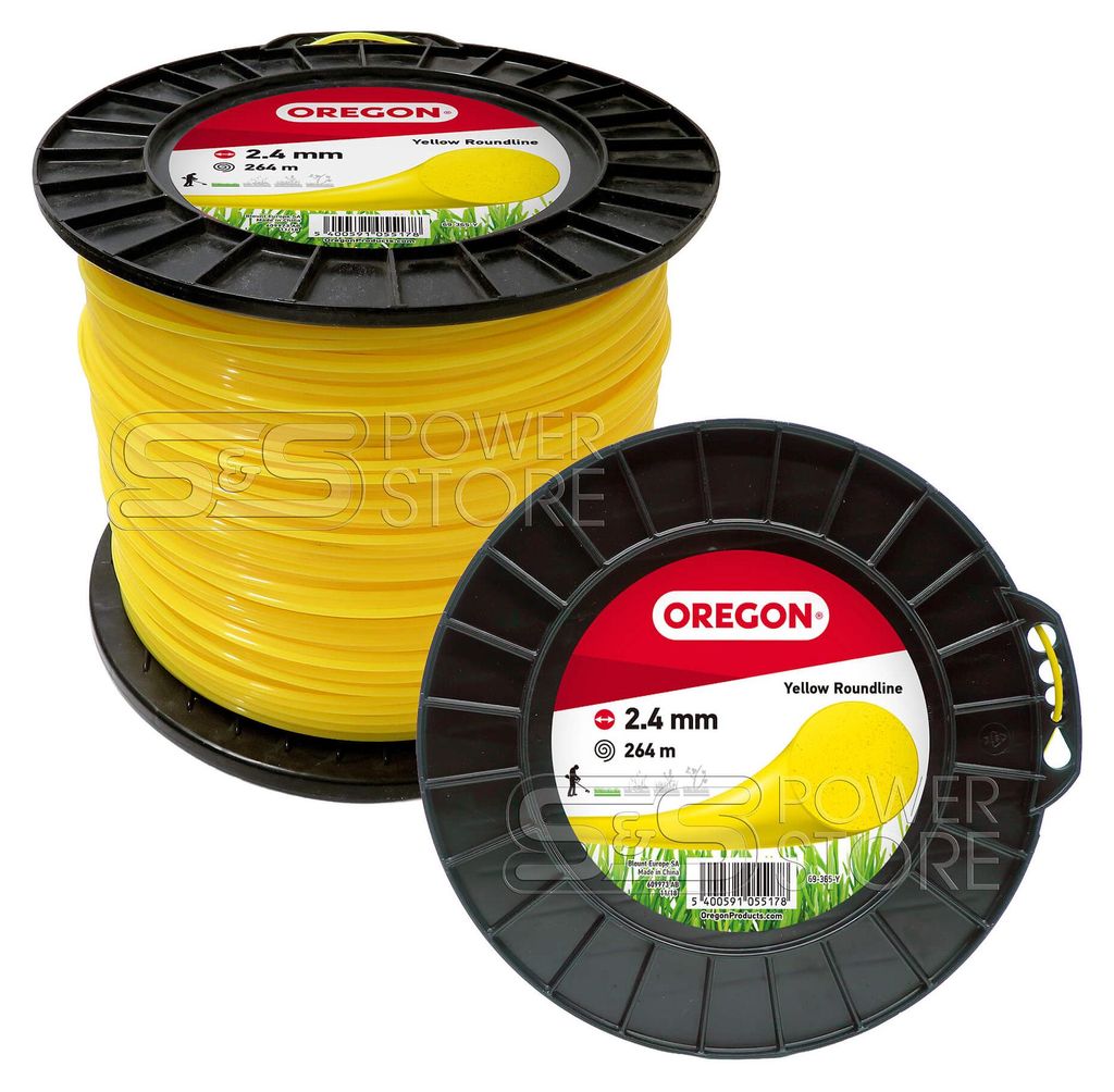 Oregon Gelber Freischneidefaden Yellow Roundline 2,4 mm Produktbild 