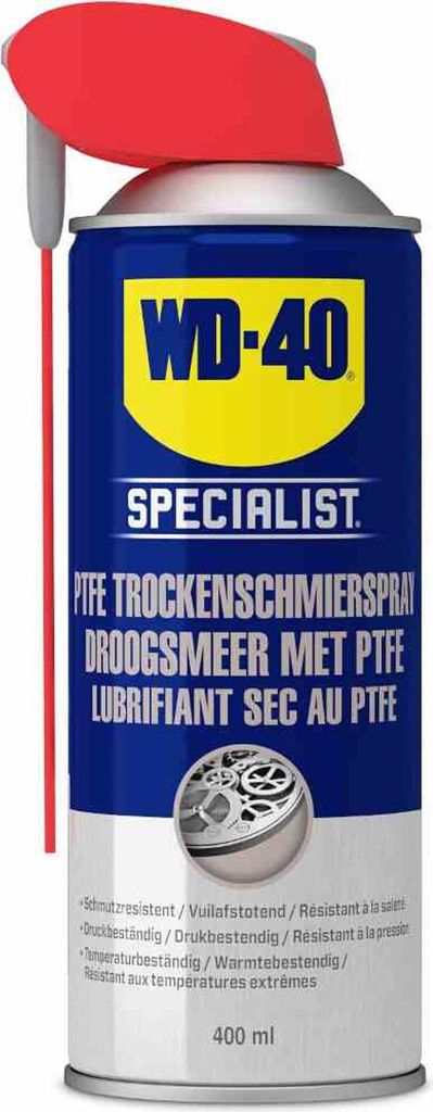 WD-40 Specialist PTFE droge smeerspray, 400 ml Productafbeelding 